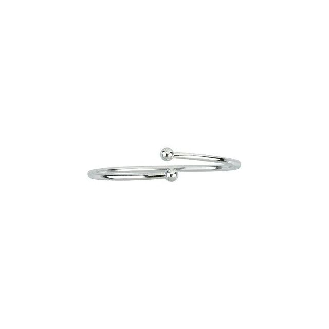 Sterling Silver Sterling Silver Bangle 7" Bracelet
