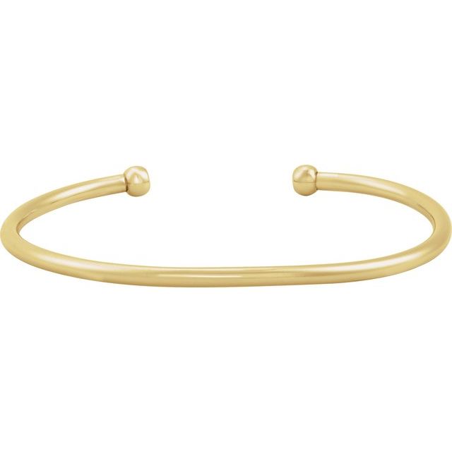 14K Yellow Gold-Filled Minimal Cuff Bracelet