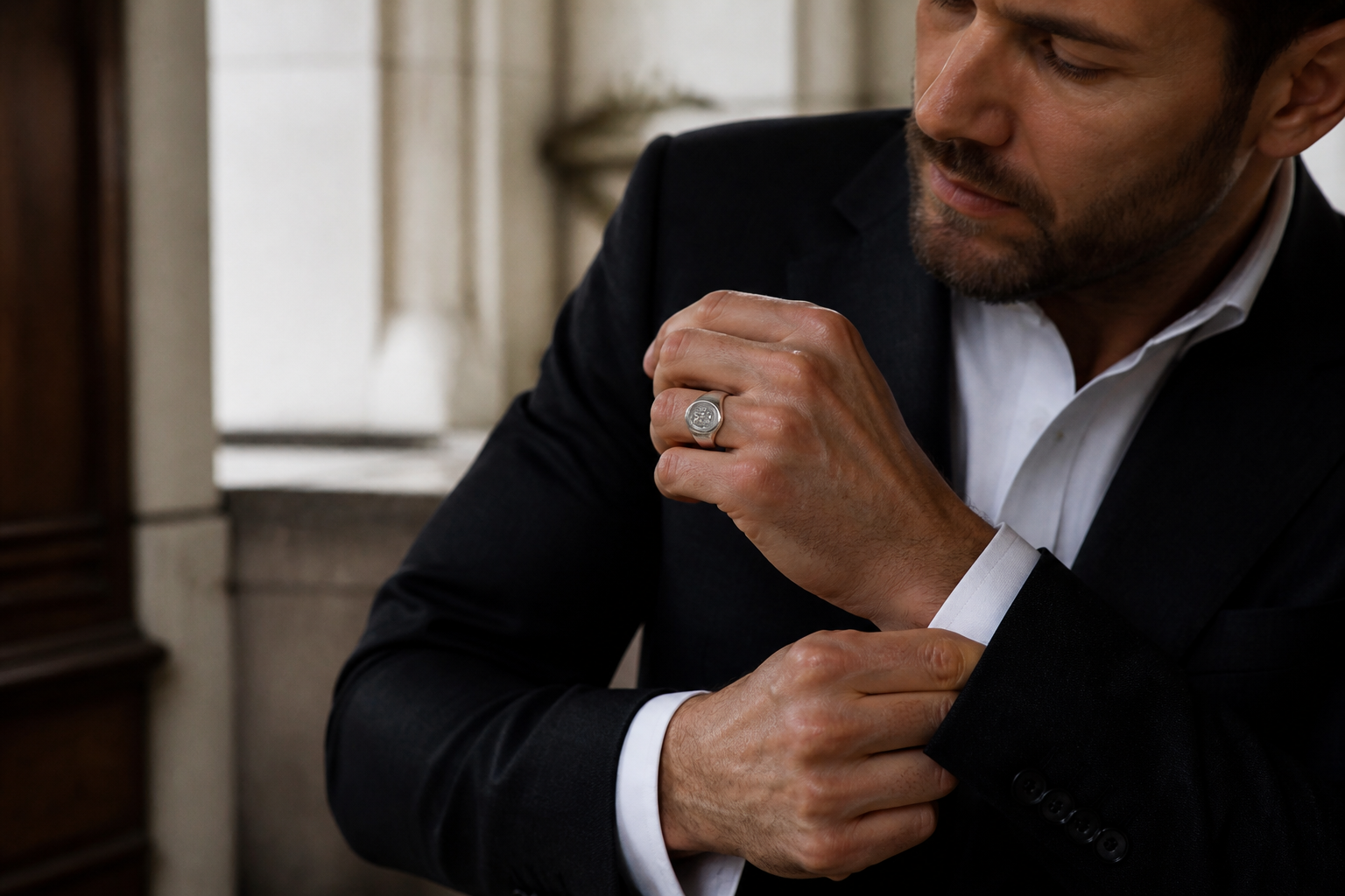 Custom signet jewelry by Youngblood Jewelers